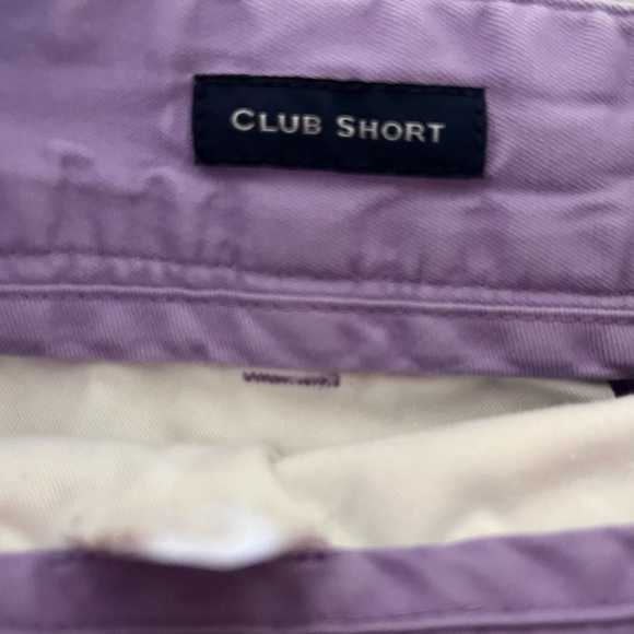Vineyard Vines Men's Club Shorts Size 32 Purple 100% Cotton Twill 9" inseam - Picture 3 of 5